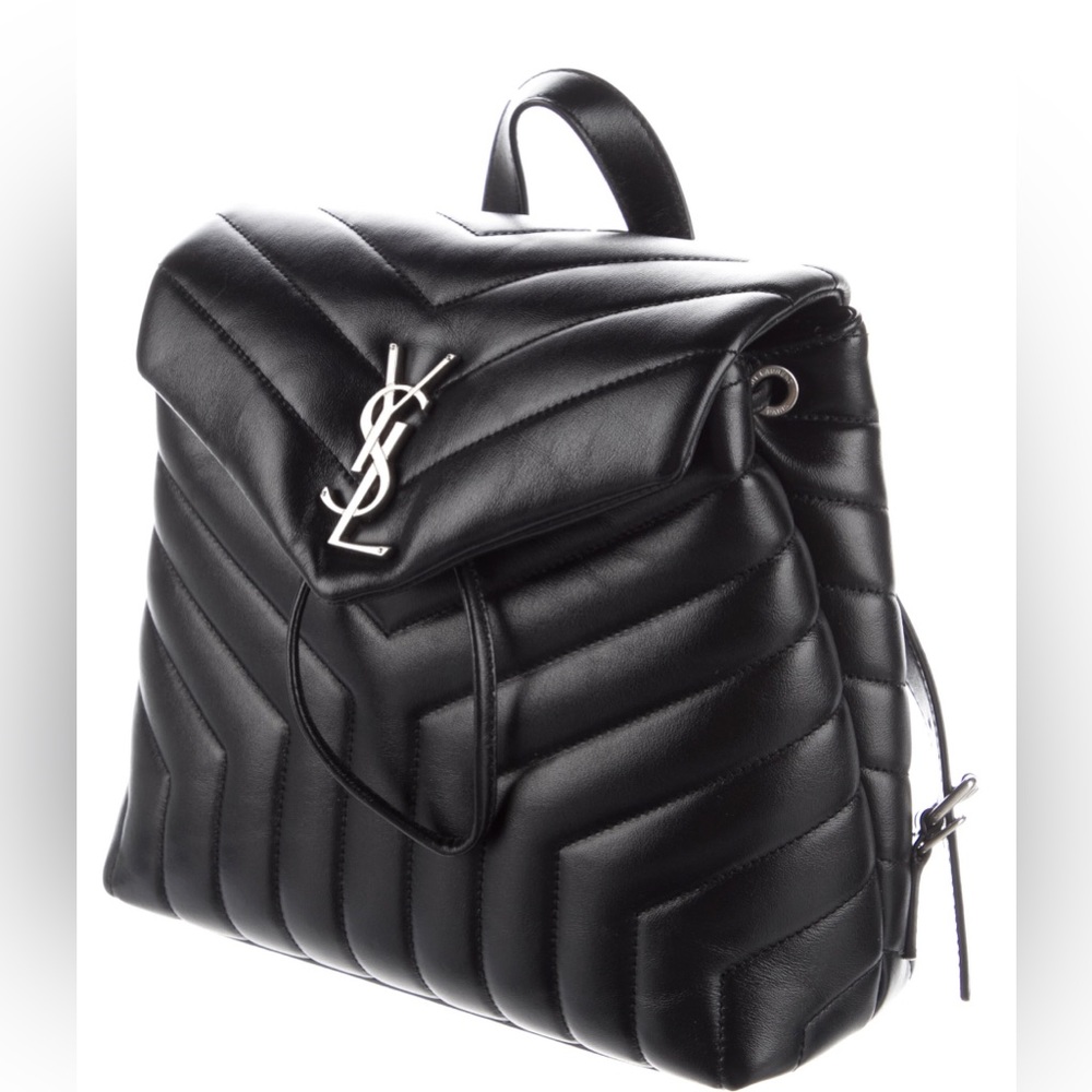Gently Used YSL Small Monogram Loulou Backpack Black
